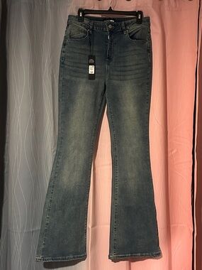 NWT High-Rise Flare Women's Jeans - Blue